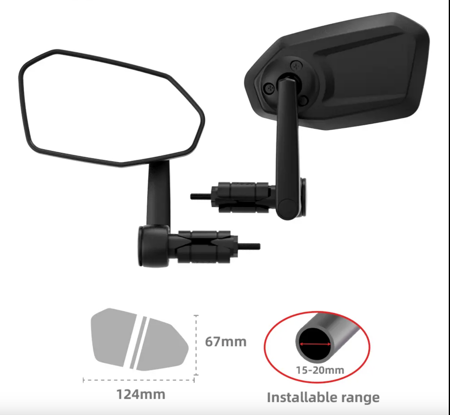 Bike Mirror RM15E Left