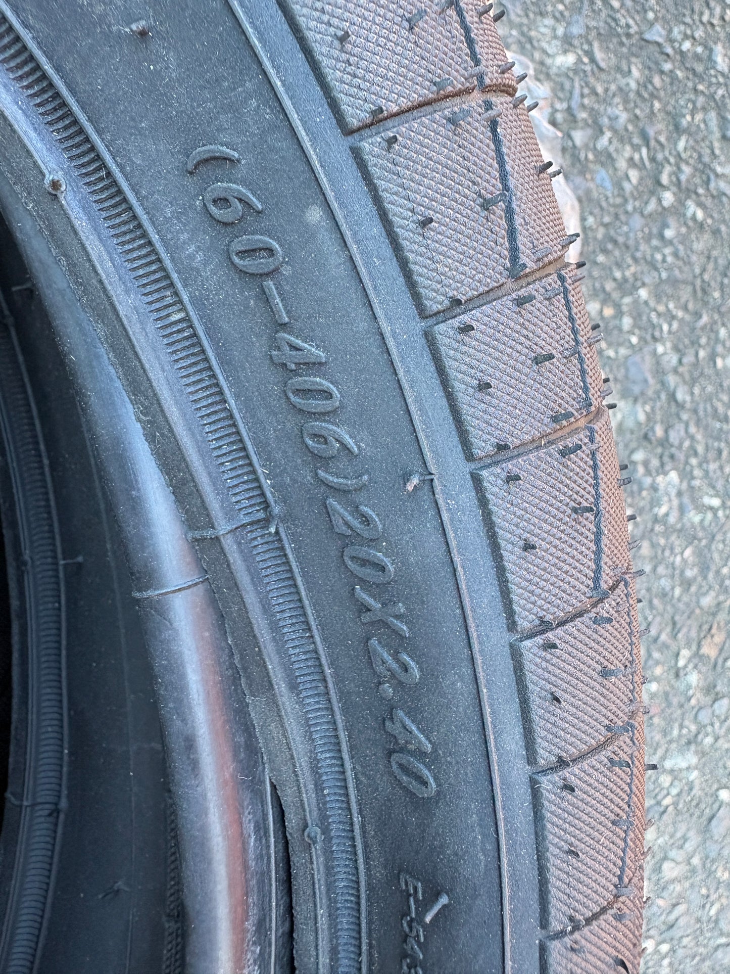 20X2.4 E Bike Tires  MSRP:$49.99